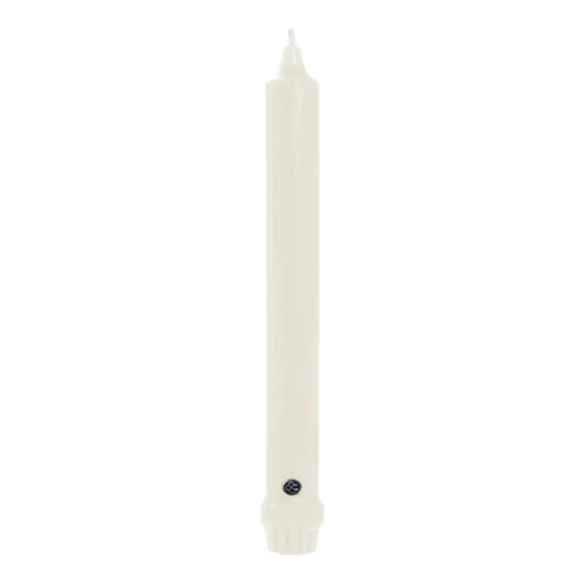 10", Classic Colonial Candle Taper, Unscented, White