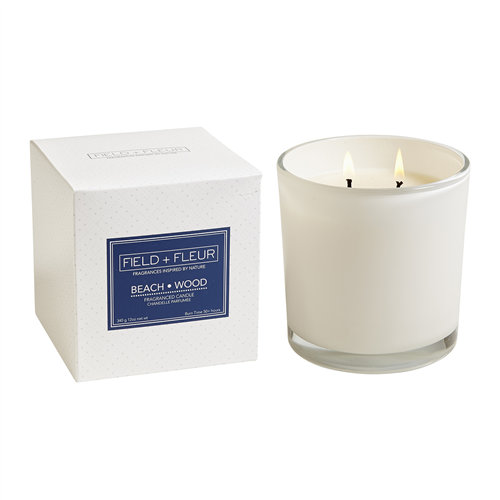 Beach Wood  2 Wick Candle 12 oz