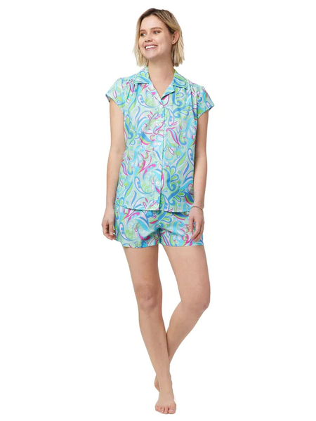 Set de Pijama CortaDay Tripper Luxe Pima