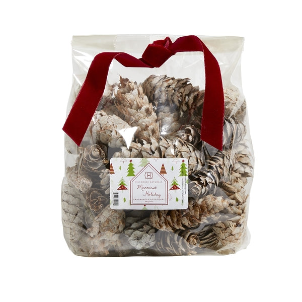 Merriest Holiday Potpourri White Cones 17 oz