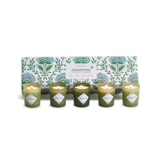 Countryside Set of 5 Scented Candles in Gift Box