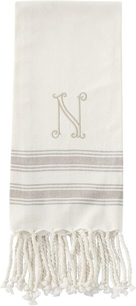 Turkish Towel Initial N