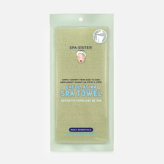 TOALLA SPA EXFOLIANTE - SAGE GREEN