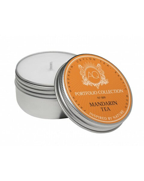 Mandarin Tea Soy Travel Tin Candle