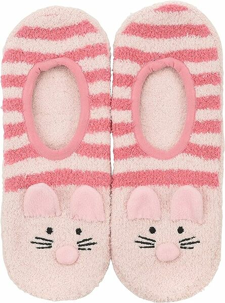 Calcetines Snoozies | Gato Rosa