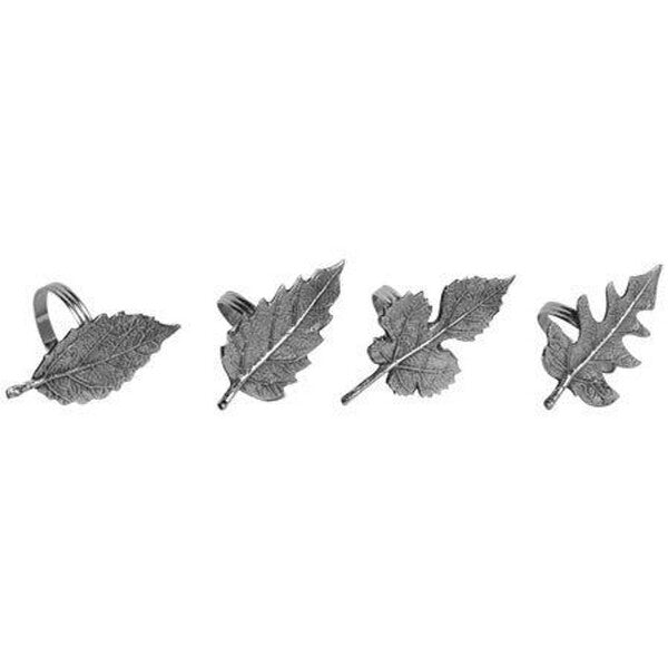 Portaservilleta con diseño de hojas