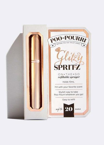 Rose Gold Poo Pourri Glitzy Spritz Refillable Sprayer 10 ml