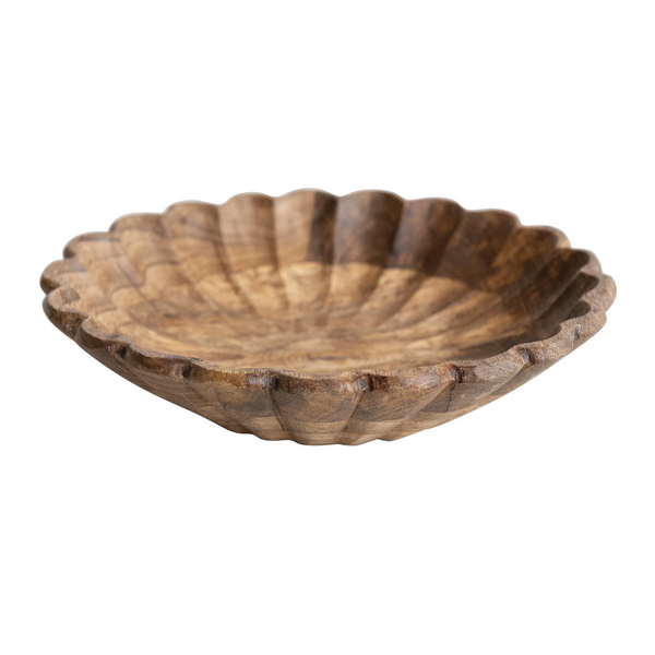 Bowl de madera de mango natural - Creative Co-Op