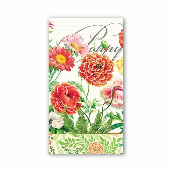 Poppies and Rosies Hostess Napkin